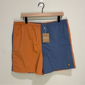 Patagonia Baggies Shorts 5" – Men’s Large – Utility Blue – Peace Patch – NWT